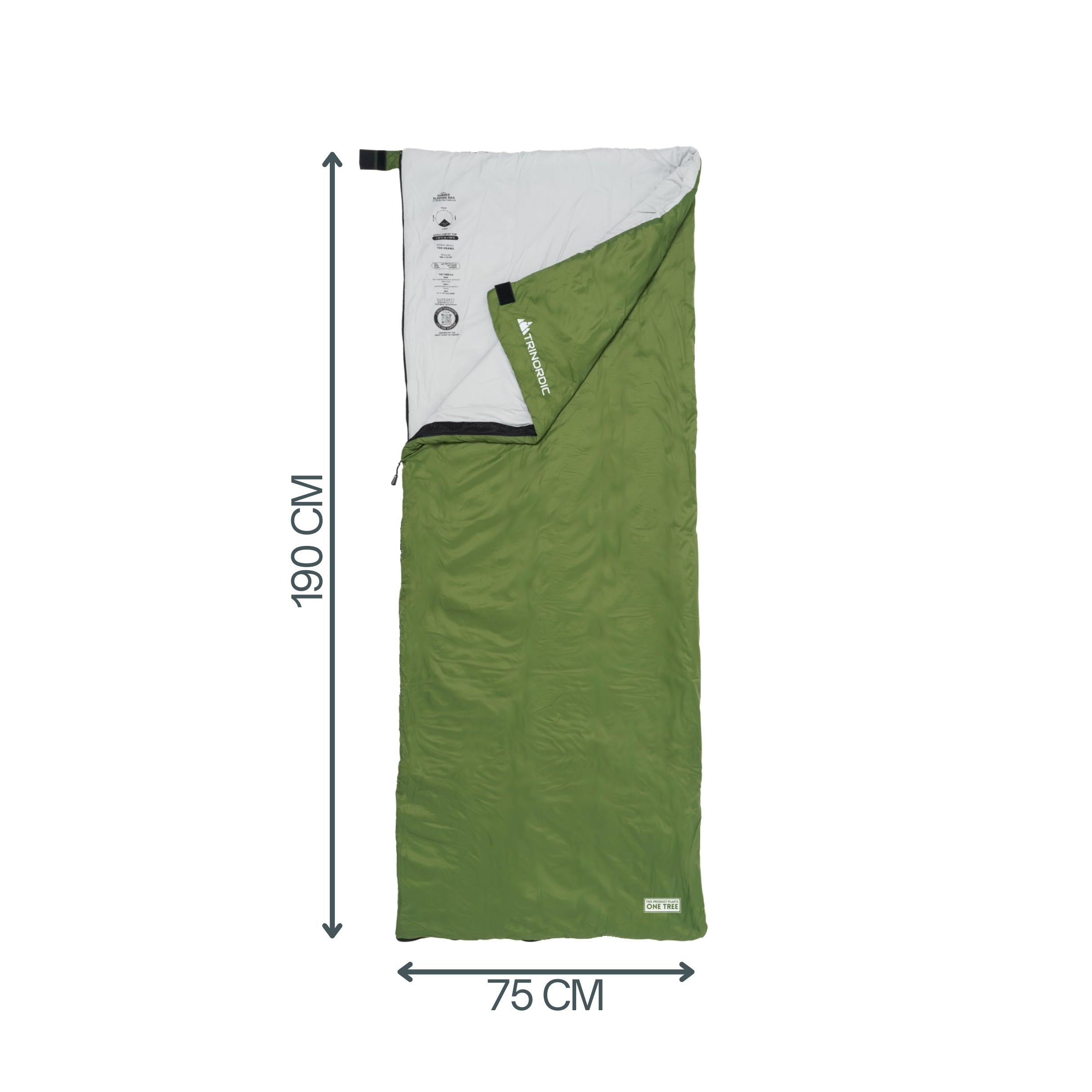 Somra EN – Ultralight Summer Rectangular Sleeping Bag 700g